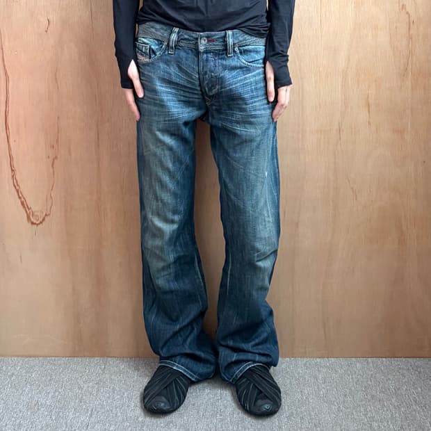 디젤 플레어 데님 팬츠