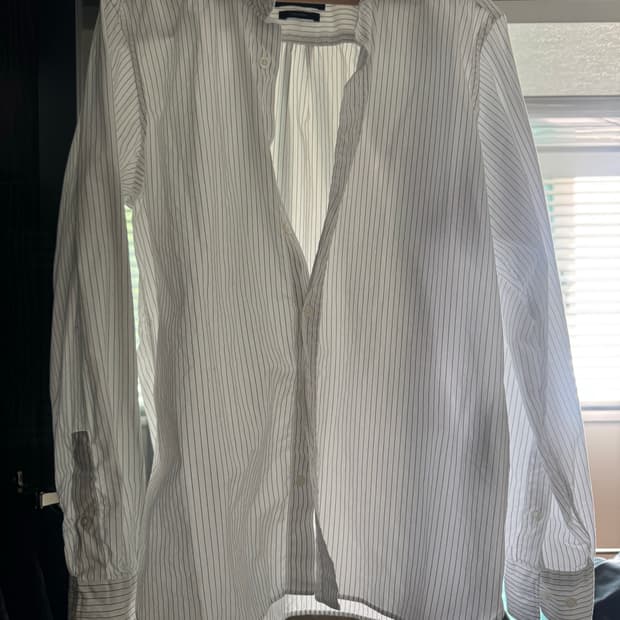 마시모두띠 포플린 스트라이프 셔츠 S