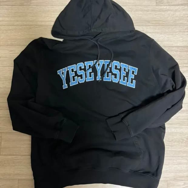 XL 예스아이씨 아치 로고 후디 블랙