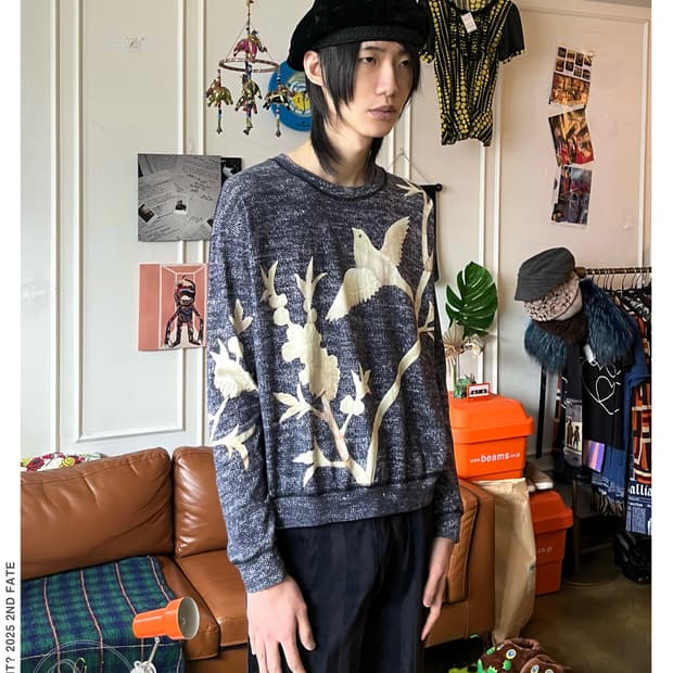 VIVIENNE TAM Archive 花鳥畫 Long-Sleeve