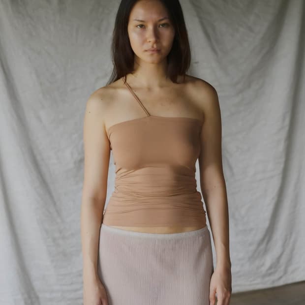 [XS,S,M]베이스레인지 Nida 원 숄더  탑/오라