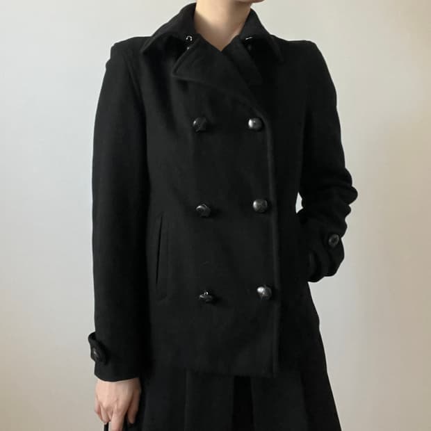 GLOVERALL wool peacoat 영국제