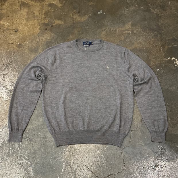 폴로 랄프로렌 메리노 울 니트 L