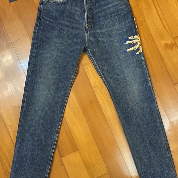 언더커버 디핸드 23fw 데님 2사이즈