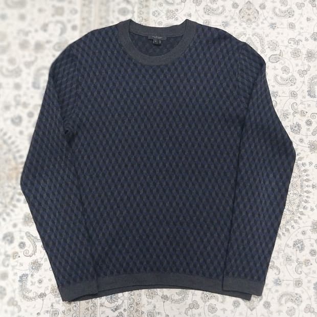 질스튜어트 네이비 패턴 니트 XL (사이즈꼭)
