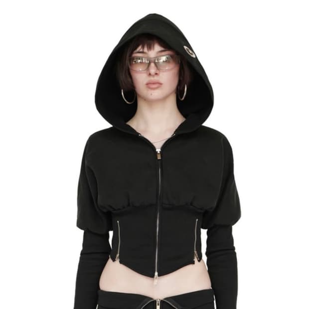 KIMYO MOTO VOLUMA HOOD ZIP 키묘 후드집업 블랙
