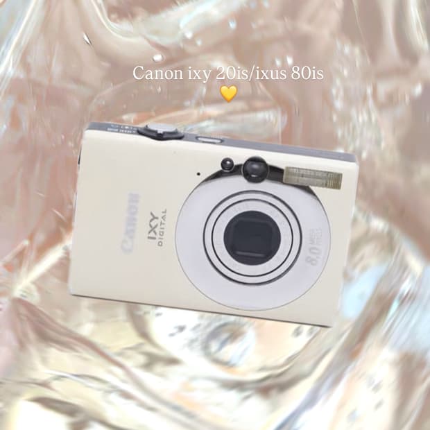 캐논 익시 20is 익서스 80is 디카 (장원영 카메라, 리사 카메라)