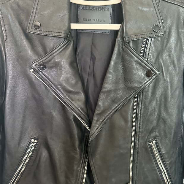 All Saints 올세인츠 여성 가죽 자킷