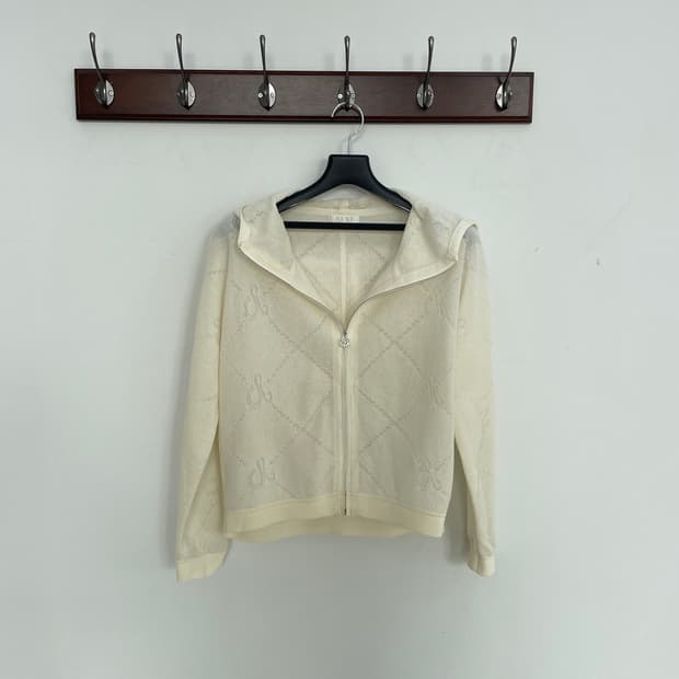 23 SJSJ 패턴 후드 집업