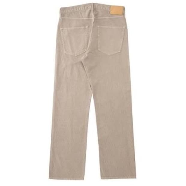 2)visvim fluxus 01 dmgd dry pique beige