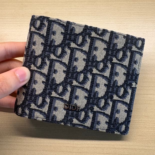 [SSS급] 디올 오블리크 자카드 반지갑