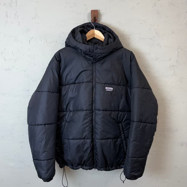 아디다스 후드 패딩 블랙