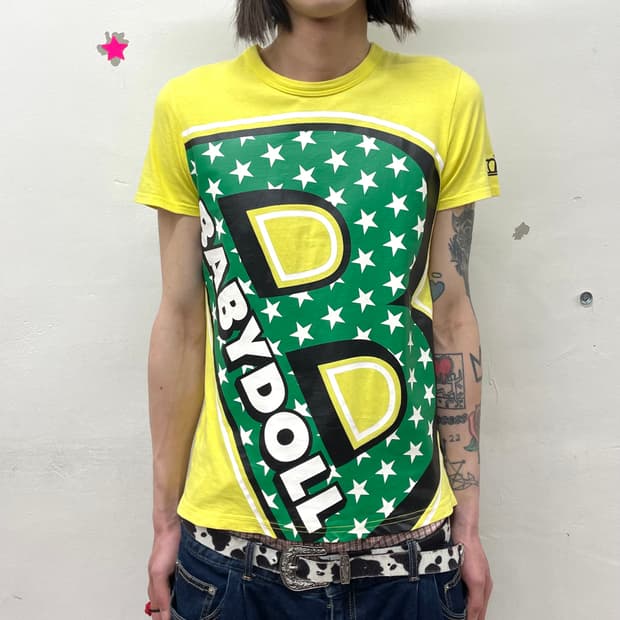 Retro Baby Doll B Star T-shirt 