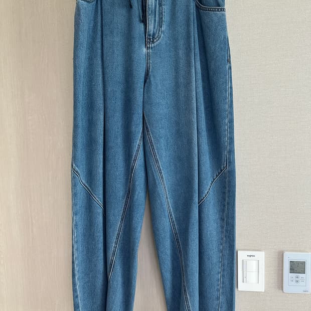 송지오 초판 라이트와이드 데님 78 초판