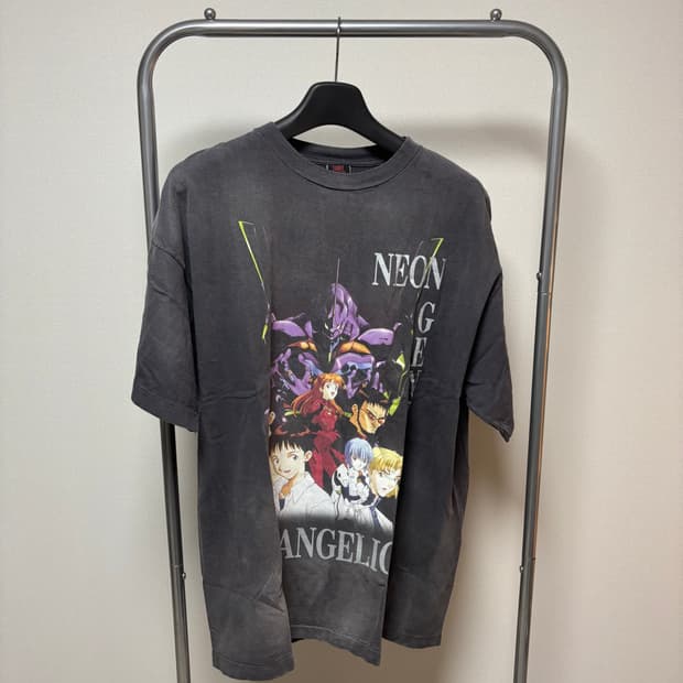 XXXL, 3XL) 세인트미카엘 에반게리온 반팔 티셔츠