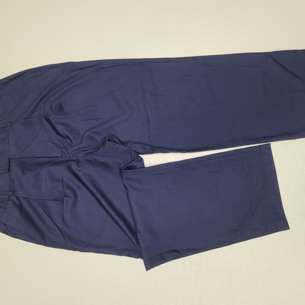 자라 ZARA 남자 하프밴딩 슬랙스 34 네이비