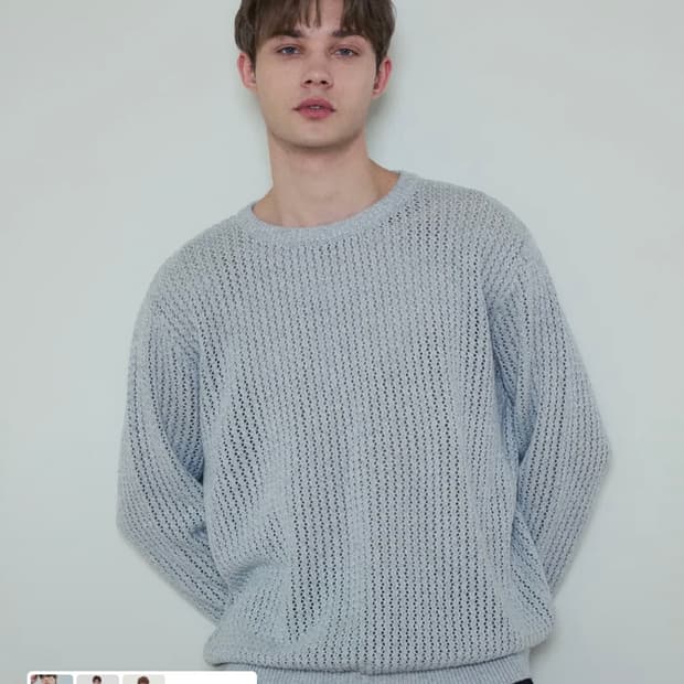 웬즈데이오아시스 니트