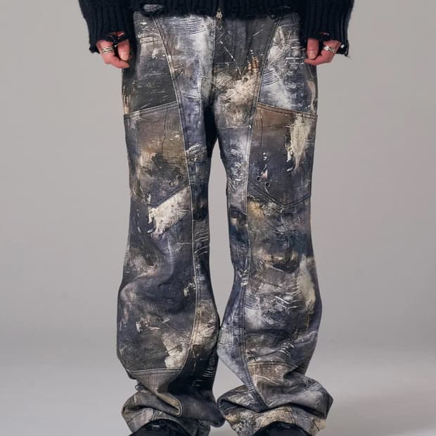 아이돈워너셀 IDWS 카모 프린팅 카고 팬츠 바지 2