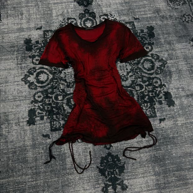 Kmrii shadow slash string t shirts