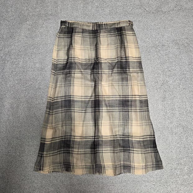 Blance 일본제 체크 시스루 스커트 27-28