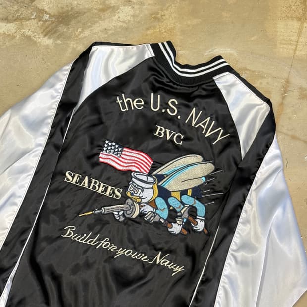 L U.S NAVY BVC 리버시블 스카쟌 