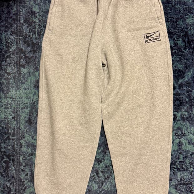 나이키 x 스투시 NRG BR 플리스 팬츠 그레이