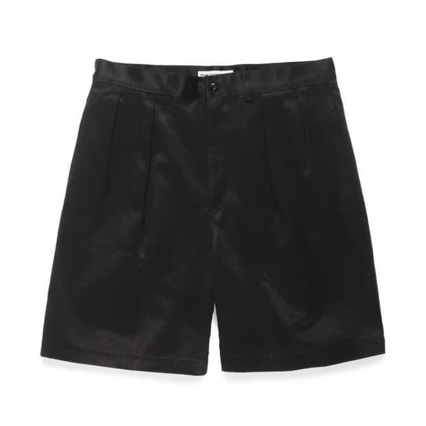[M] 와코마리아 투턱 치노 쇼츠 블랙 