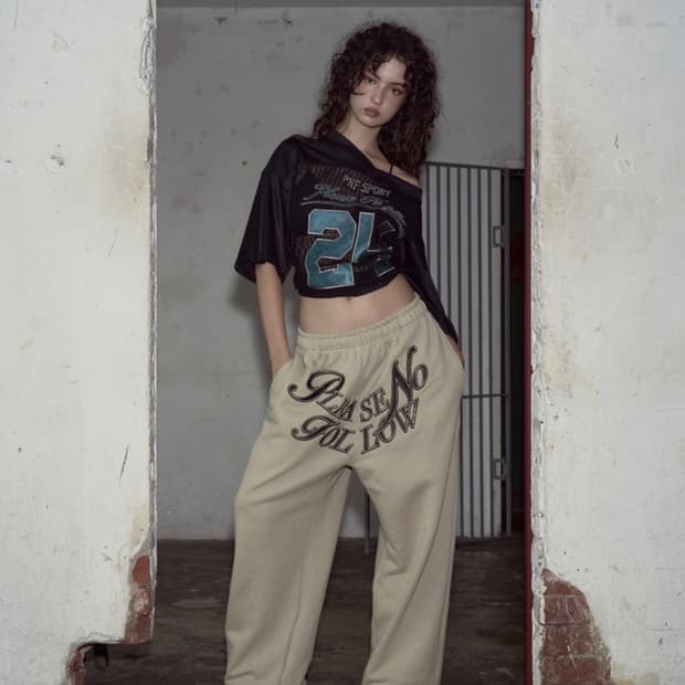 Pleasnofollow Mami Wide Sweat Jogger