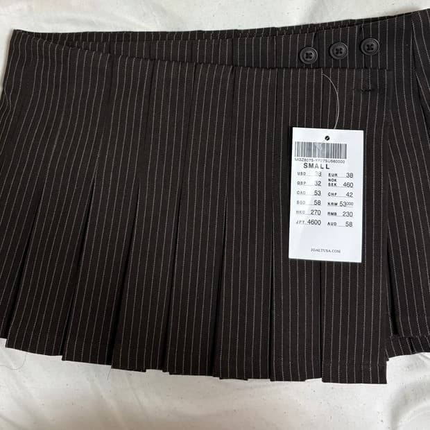 브랜디멜빌 플리츠 미니스커트