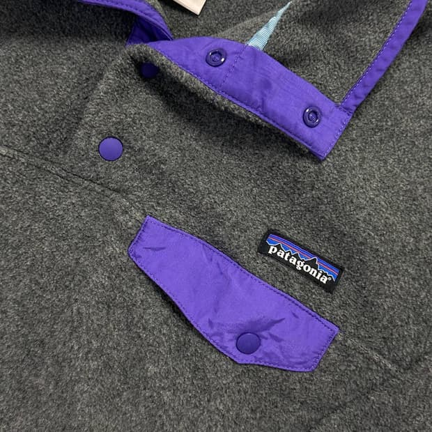 patagonia 파타고니아 신칠라 우먼 니켈 그레이 퍼플 M