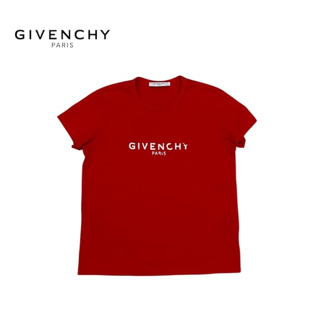 지방시 디스 로고 티셔츠