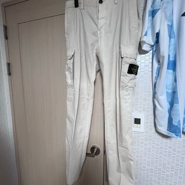 스톤 아일랜드 사와드 와펜 카고 팬츠