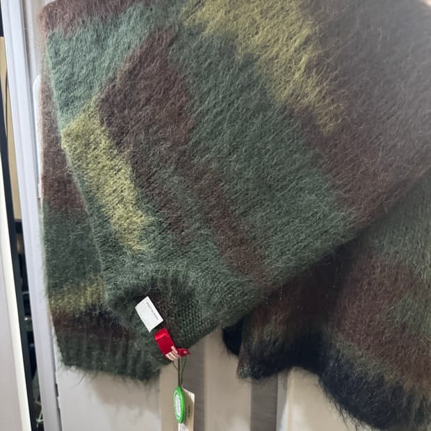 슈프림 준야 카모 모헤어 니트