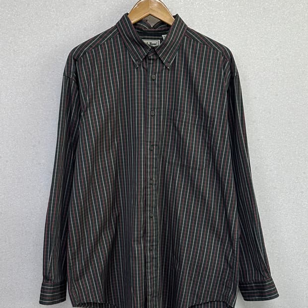 (XL오버)90'S L.L.BEAN 스트라이프 셔츠-M2266