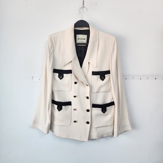 럭키슈에뜨 아뜰리에 루시 쇼콜라 아이보리 자켓