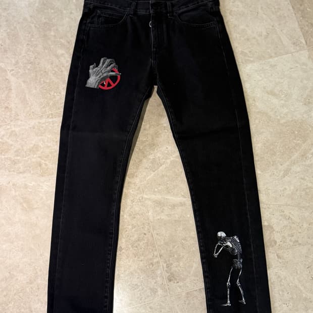 [31, S] 오프화이트 x 언더커버 데님 팬츠