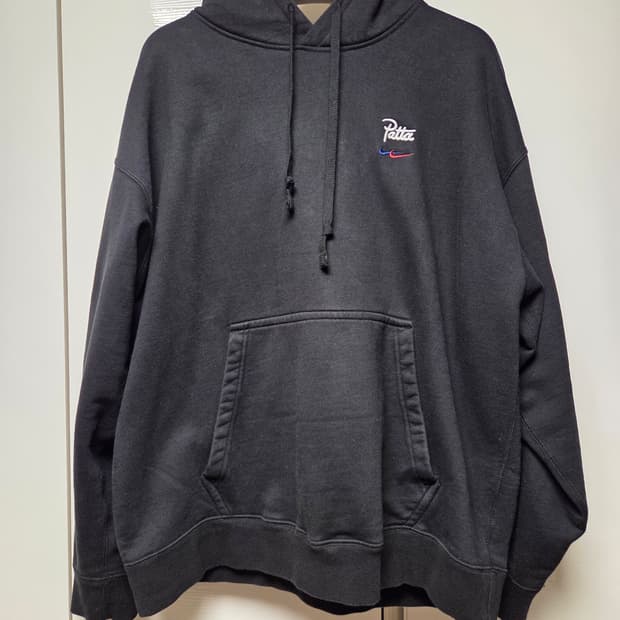 나이키 파타 콜라보 후드티 XL 블랙