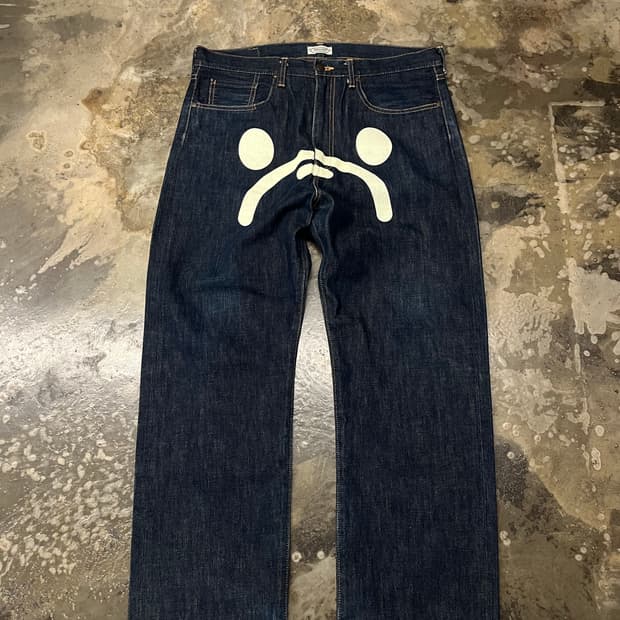 베이프 베이비마일로 데님팬츠 L 
