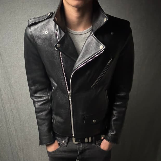 vintage rider leather jacket