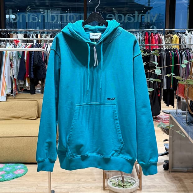 팔라스 그린 19SS 오버핏 트라이 페이드 스웻 후디 