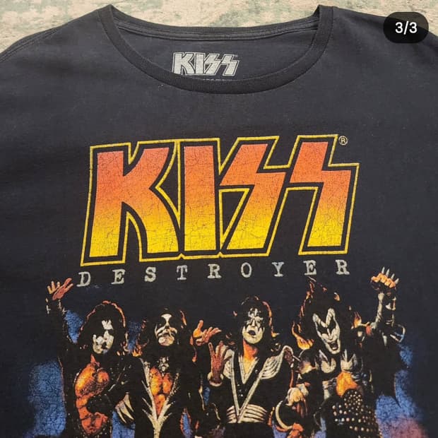 KISS 오피셜 밴드티