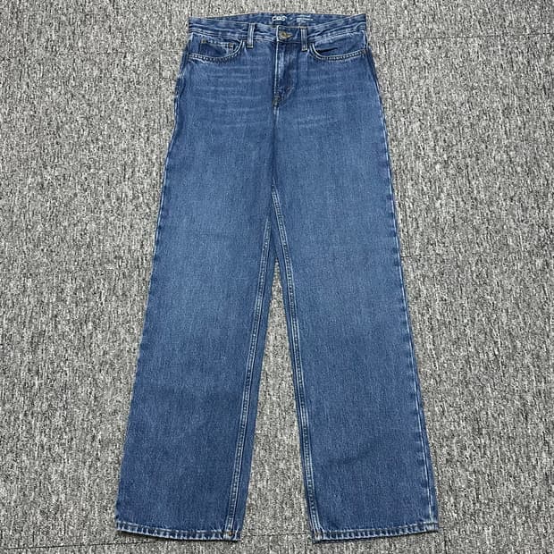 Cos 코스 청바지 스트레이트 레그 루즈 핏 엑스트라 롱 진