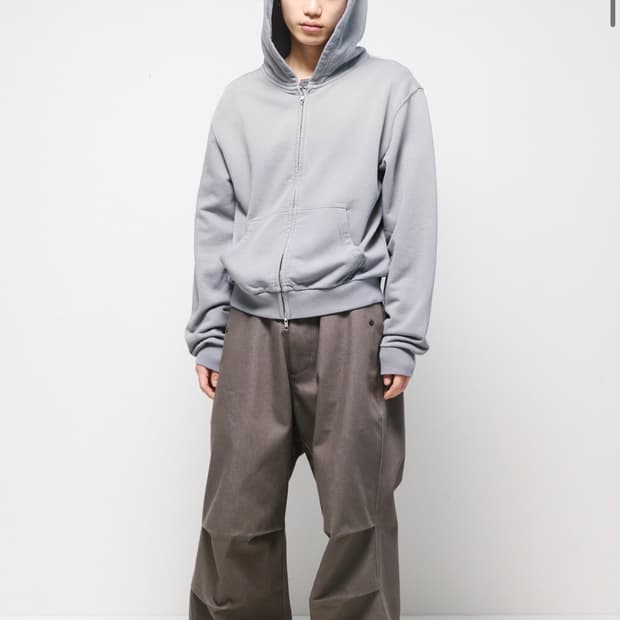 [2] 해칭룸 vtg 후드 집업 블리치드 블루 그레이