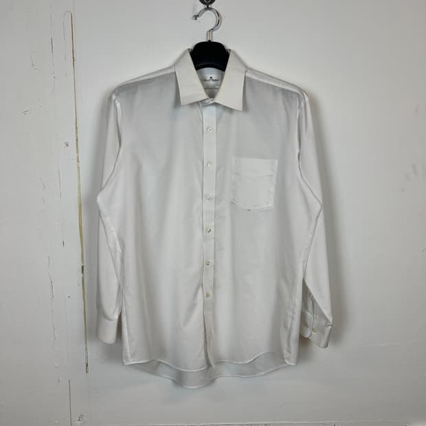 COURREGES 화이트 드레스 셔츠 OS