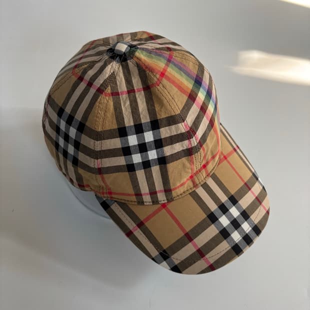 Burberry 버버리 레인보우 노바 체크 볼캡