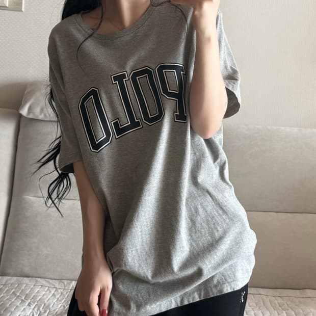 폴로 랄프로렌 그레이 반팔 (QR)