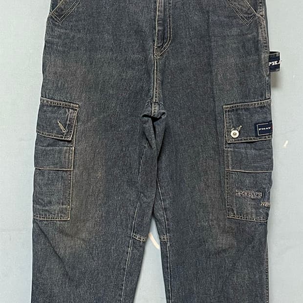PHAT FARM 팻팜 남자 청바지 춘추 와이드 카펜터 M 31