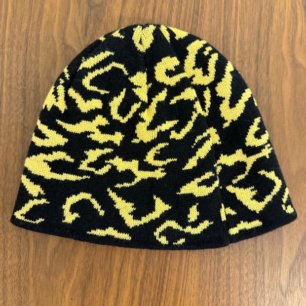 타이거 니트비니 블랙앤 엘로우