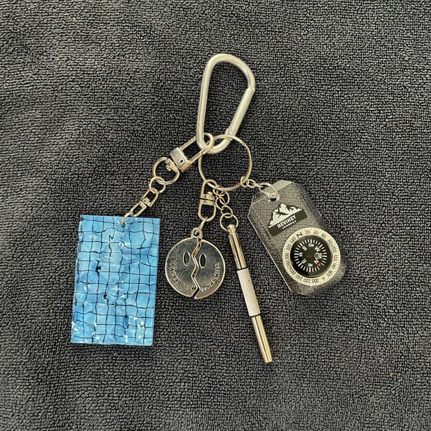 Lost in Smile Keyring