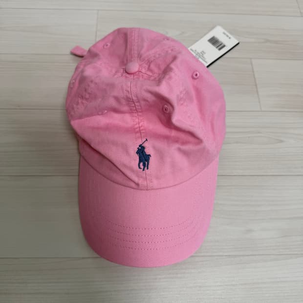 랄프로렌 코튼 치노 볼캡 핑크